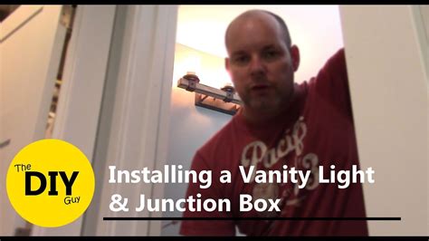 junction box for vanity light|junction box installation video.